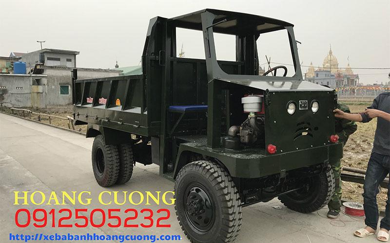 xe công nông 2 cầu tải